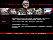 Tablet Screenshot of gtw-wuest.de